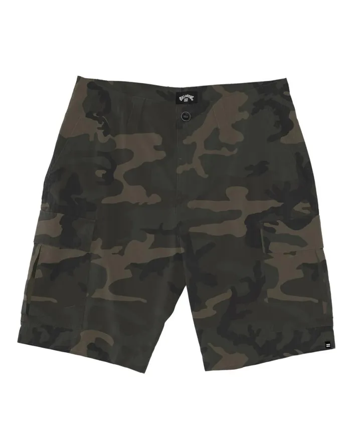 Billabong Combat Cargo Shorts Military Camo Mens Shorts