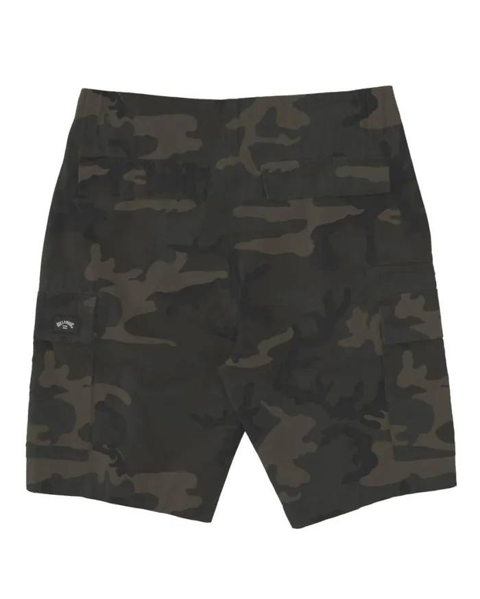 Billabong Combat Cargo Shorts Military Camo Mens Shorts