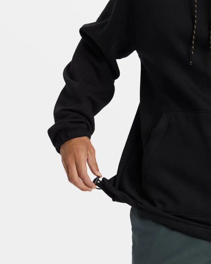 Billabong Compass Hoodie Black Mens Hoodies and Fleece