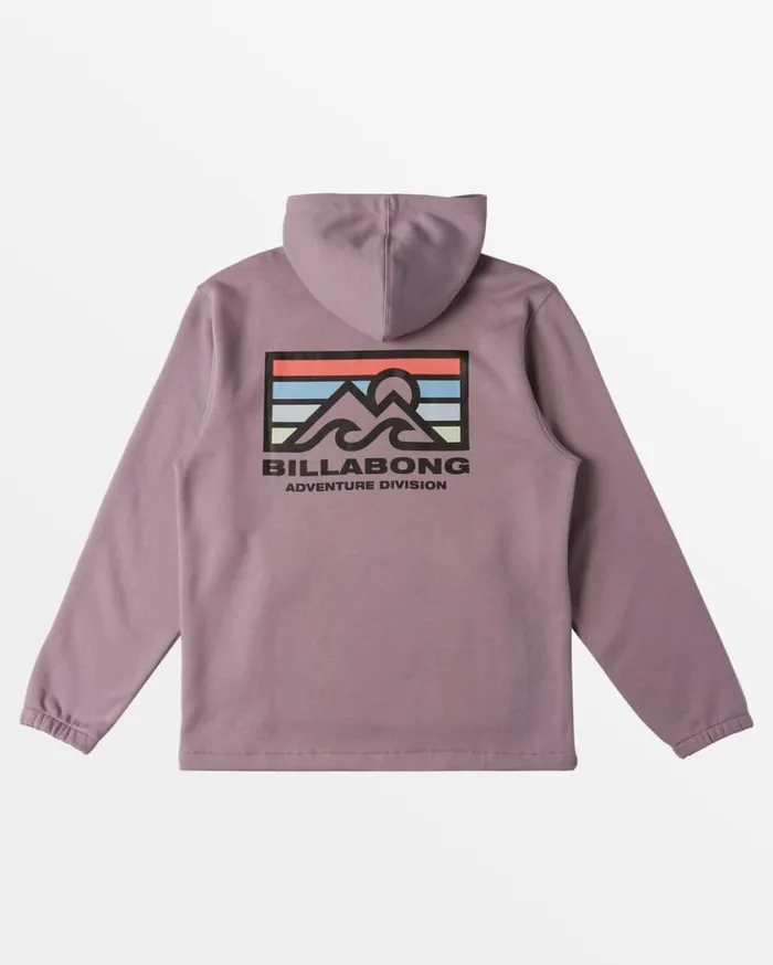 Billabong Compass Hoodie Purple Ash Mens Hoodies and Fleece Billabong Compass Hoodie Purple Ash Mens Hoodies and Fleece