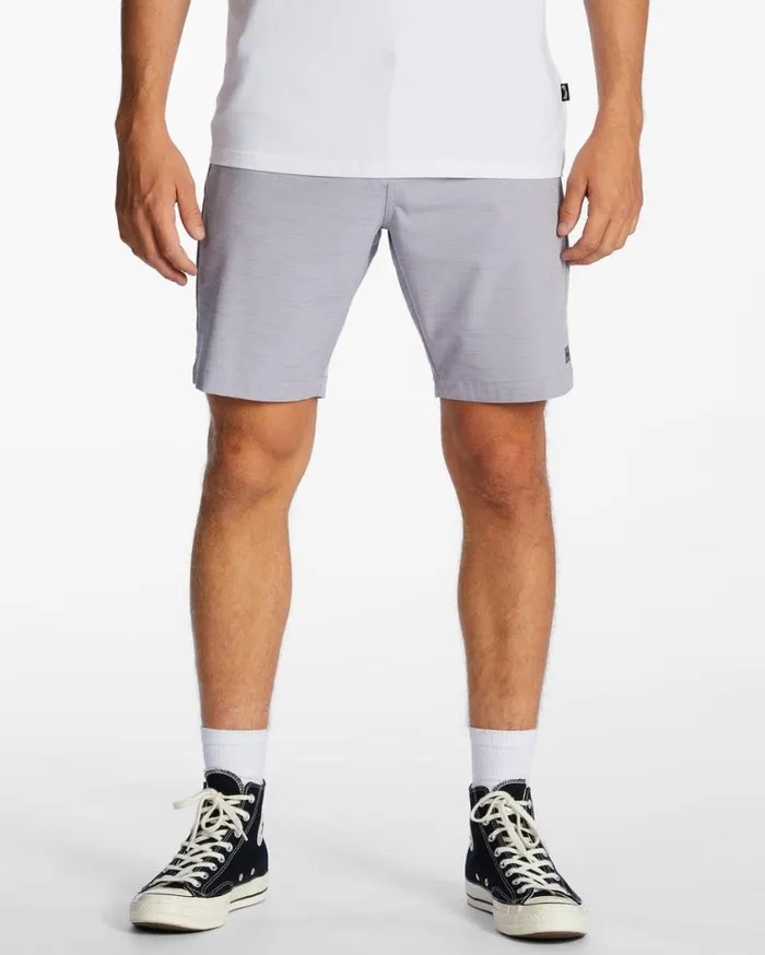 Billabong Crossfire Slub Submersible 19034 Shorts Grey Violet Mens Shorts