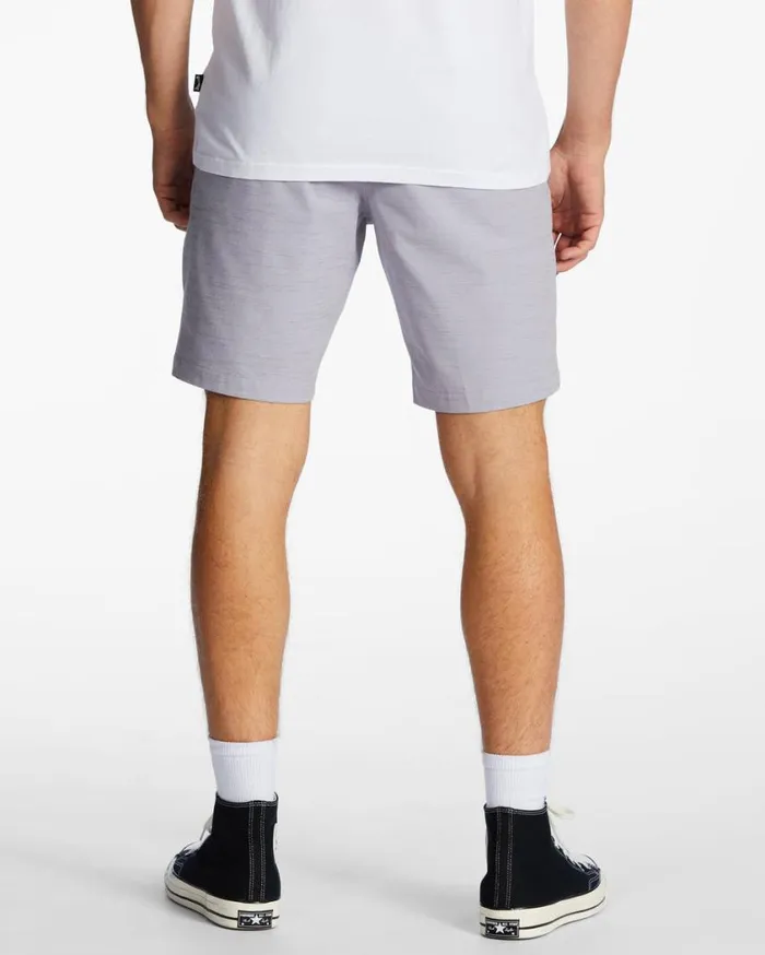 Billabong Crossfire Slub Submersible 19034 Shorts Grey Violet Mens Shorts