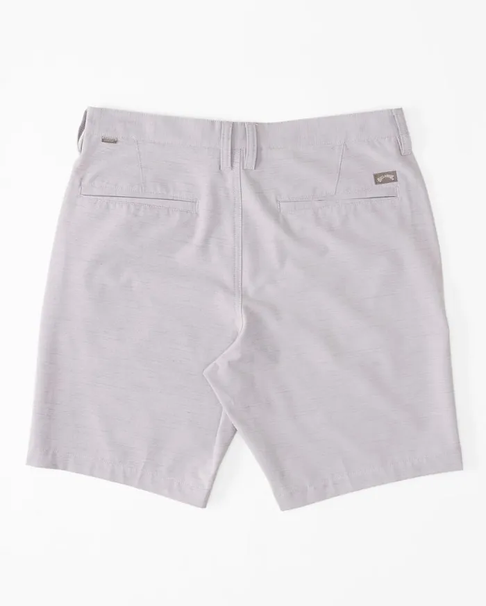 Billabong Crossfire Slub Submersible 19034 Shorts Grey Violet Mens Shorts