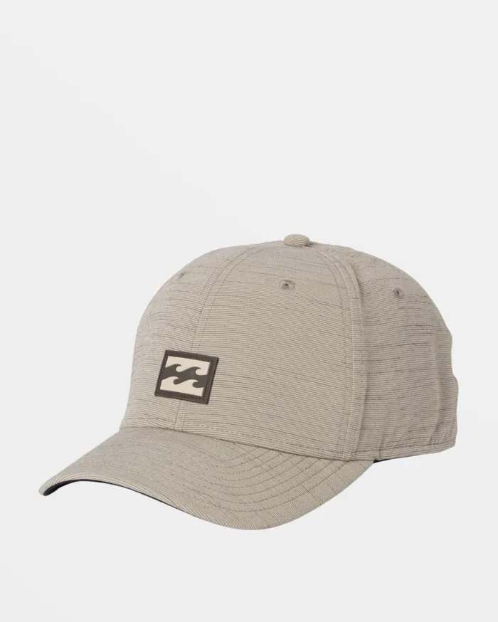 Billabong Crossfire Stretch Fit Hat Stone Mens Beanies