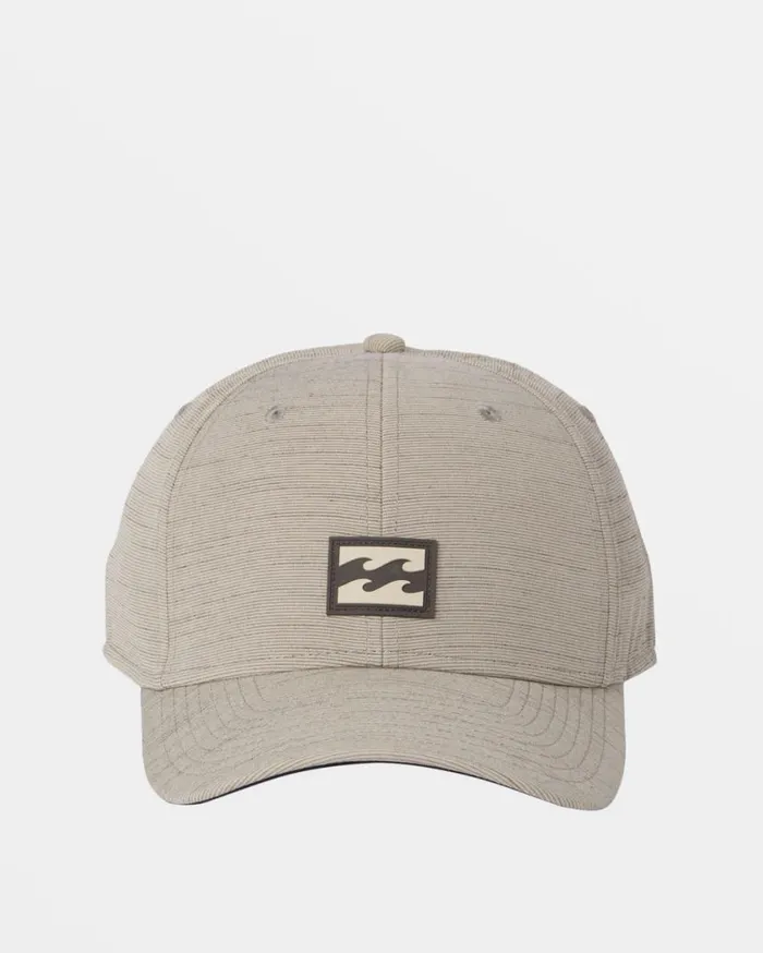 Billabong Crossfire Stretch Fit Hat Stone Mens Beanies