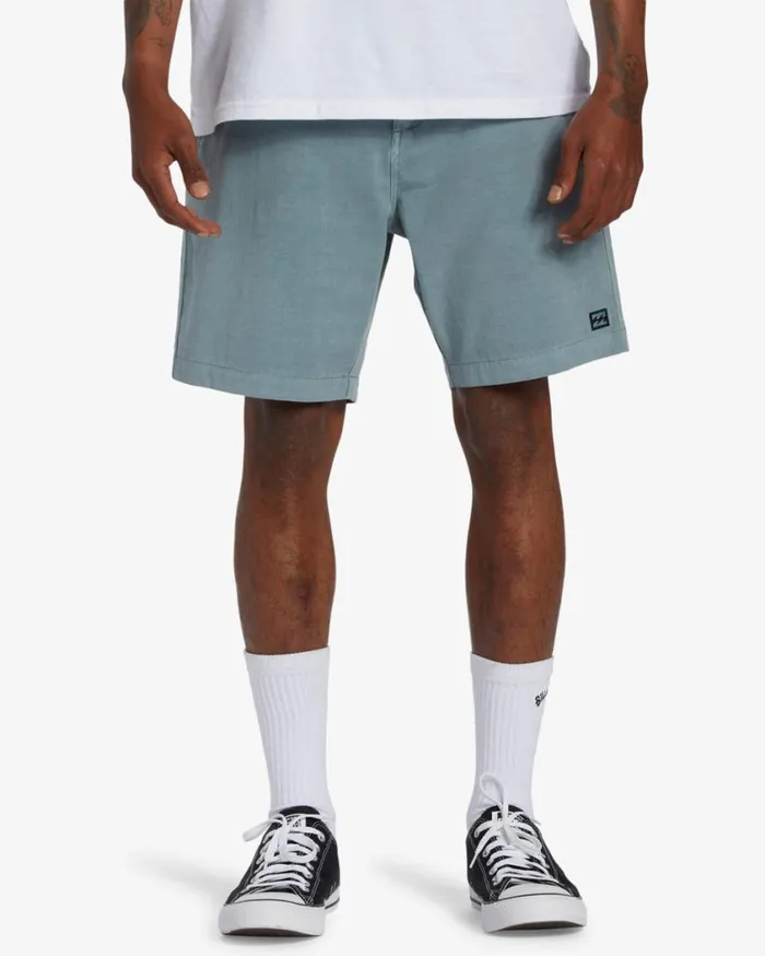 Billabong Crossfire Wave Washed 18034 Hybrid Submersible Shorts Blue Haze Mens Shorts