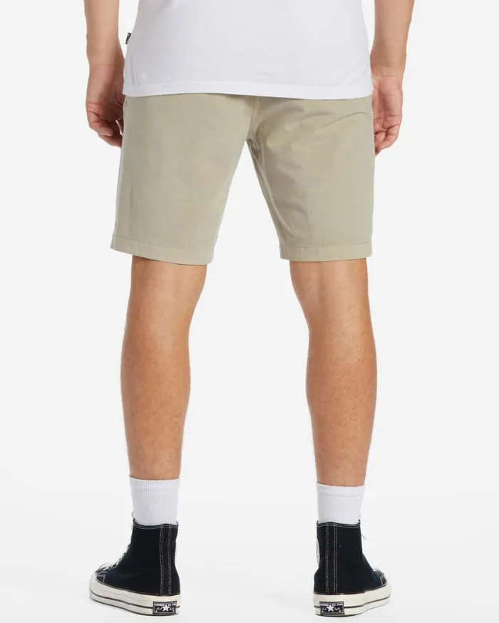 Billabong Crossfire Wave Washed 18034 Hybrid Submersible Shorts Oyster Mens Shorts