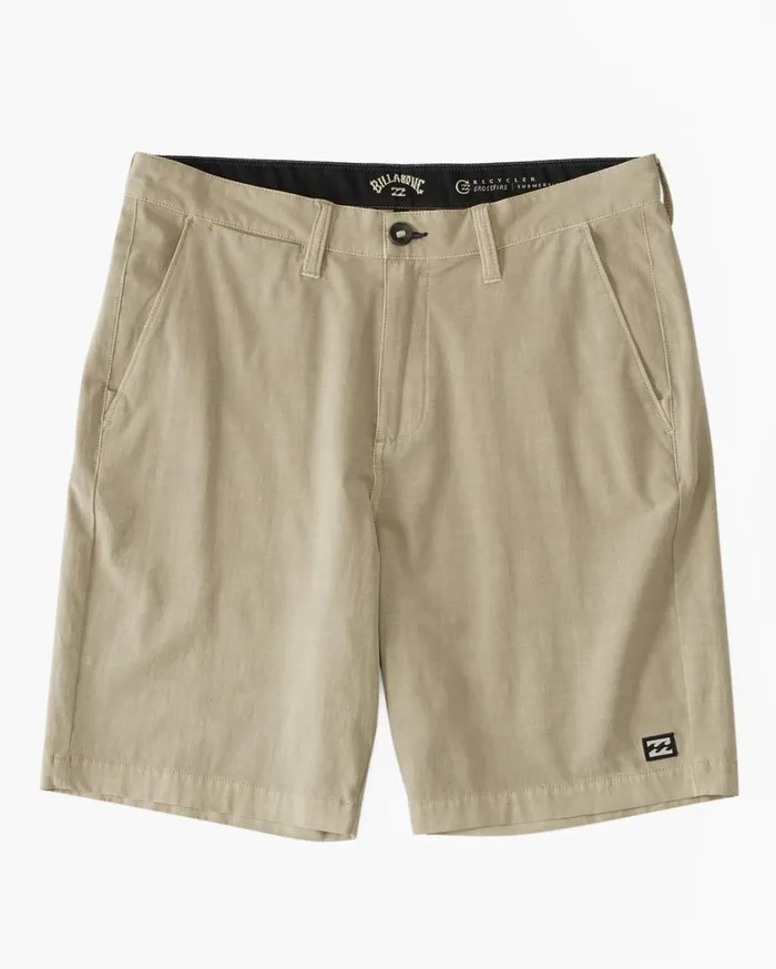 Billabong Crossfire Wave Washed 18034 Hybrid Submersible Shorts Oyster Mens Shorts
