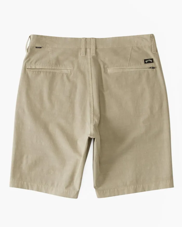 Billabong Crossfire Wave Washed 18034 Hybrid Submersible Shorts Oyster Mens Shorts