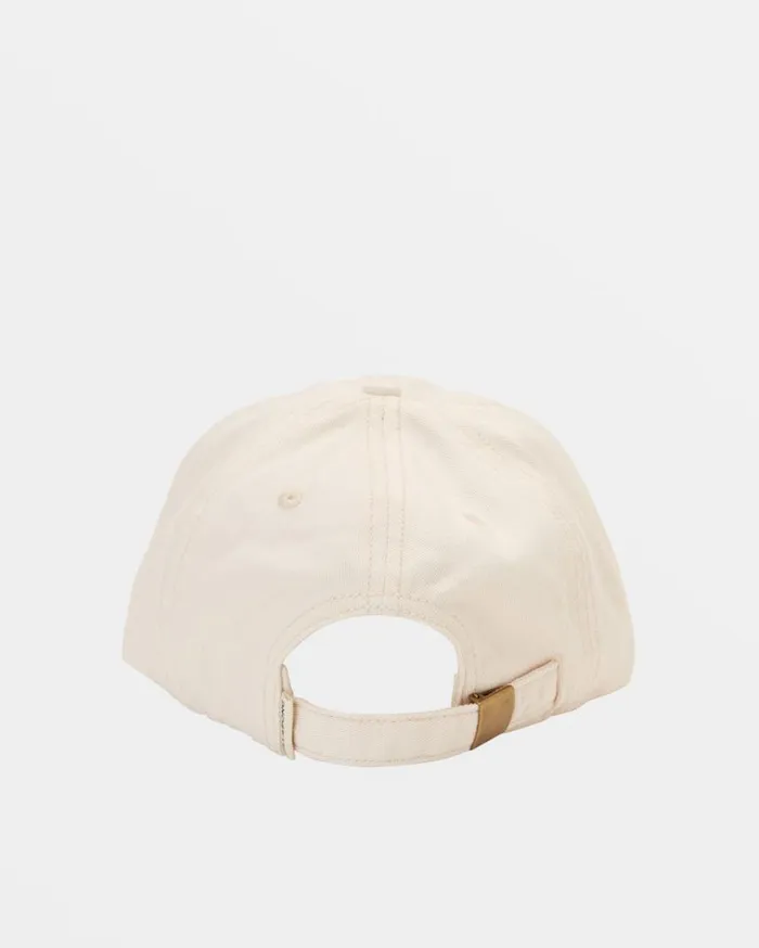 Billabong Dad Strapback Hat White Cap 2 Womens Hats and Beanies