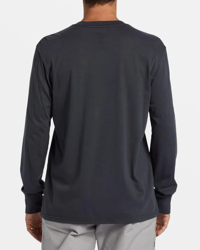 Billabong Essential Long Sleeve Tshirt Black Mens Essentials TShirts Billabong Essential Long Sleeve Tshirt Black Mens Essentials TShirts
