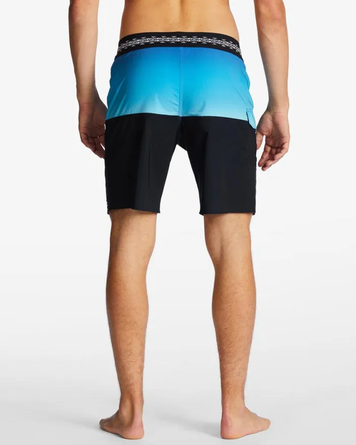 Billabong Fifty50 Pro Performance 19034 Boardshorts Neon Blue Mens Pro Boardshorts