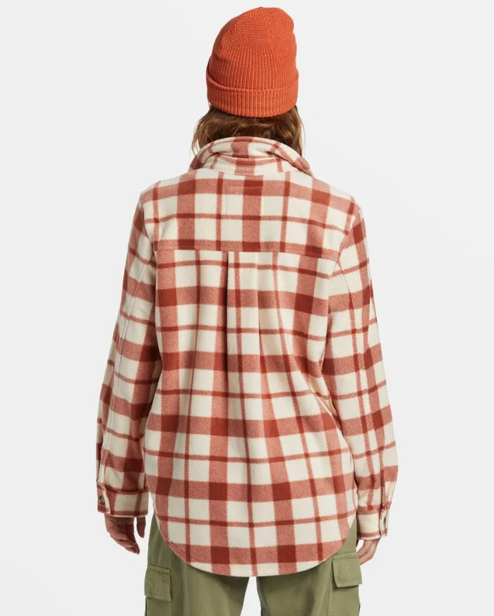 Billabong Forge Fleece Shacket Sweet Chocolate Womens Jackets Billabong Forge Fleece Shacket Sweet Chocolate Womens Jackets