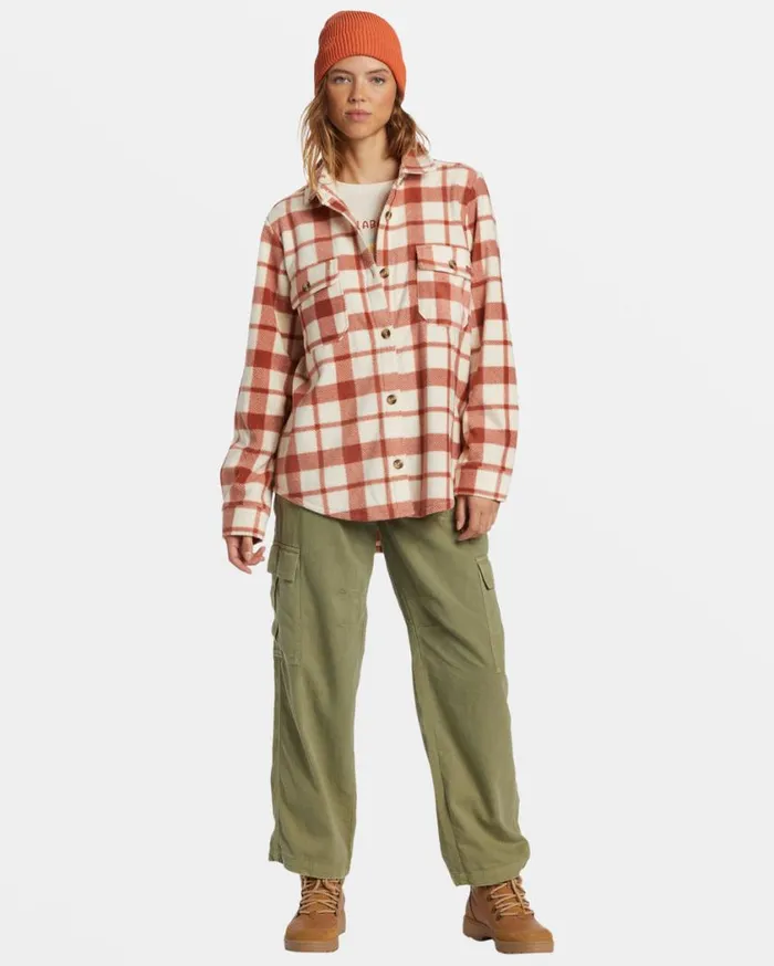 Billabong Forge Fleece Shacket Sweet Chocolate Womens Jackets Billabong Forge Fleece Shacket Sweet Chocolate Womens Jackets