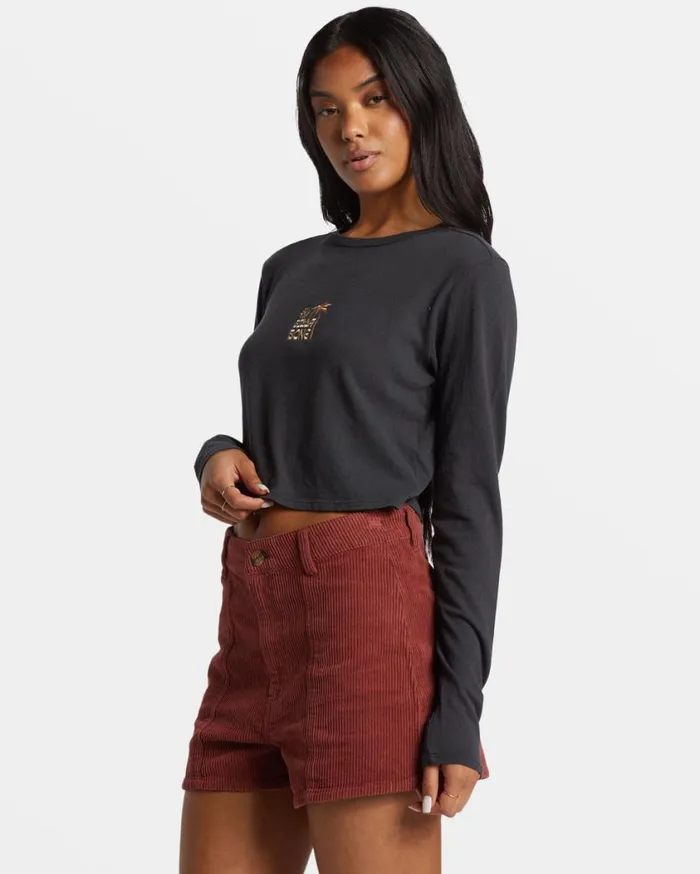 Billabong Free Fall Corduroy Short Choc Chip Womens Shorts Billabong Free Fall Corduroy Short Choc Chip Womens Shorts
