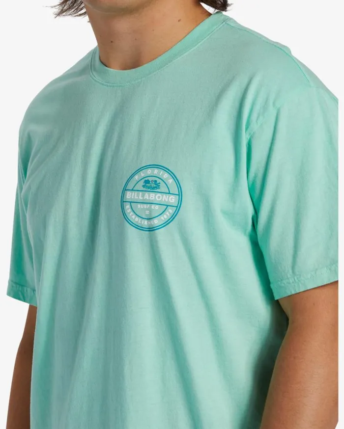 Billabong Gator Rotor Florida Short Sleeve TShirt Minty Mens TShirts Billabong Gator Rotor Florida Short Sleeve TShirt Minty Mens TShirts