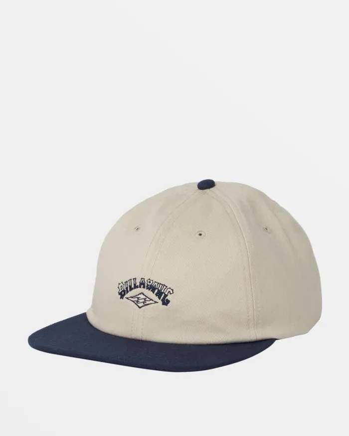 Billabong Global Arch Baseball Hat Navykhaki Mens Beanies