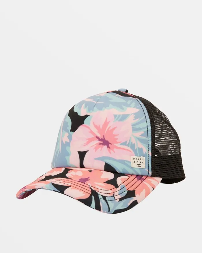 Billabong Heritage Mashup Trucker Hat Black Multi Womens Hats and Beanies Billabong Heritage Mashup Trucker Hat Black Multi Womens Hats and Beanies