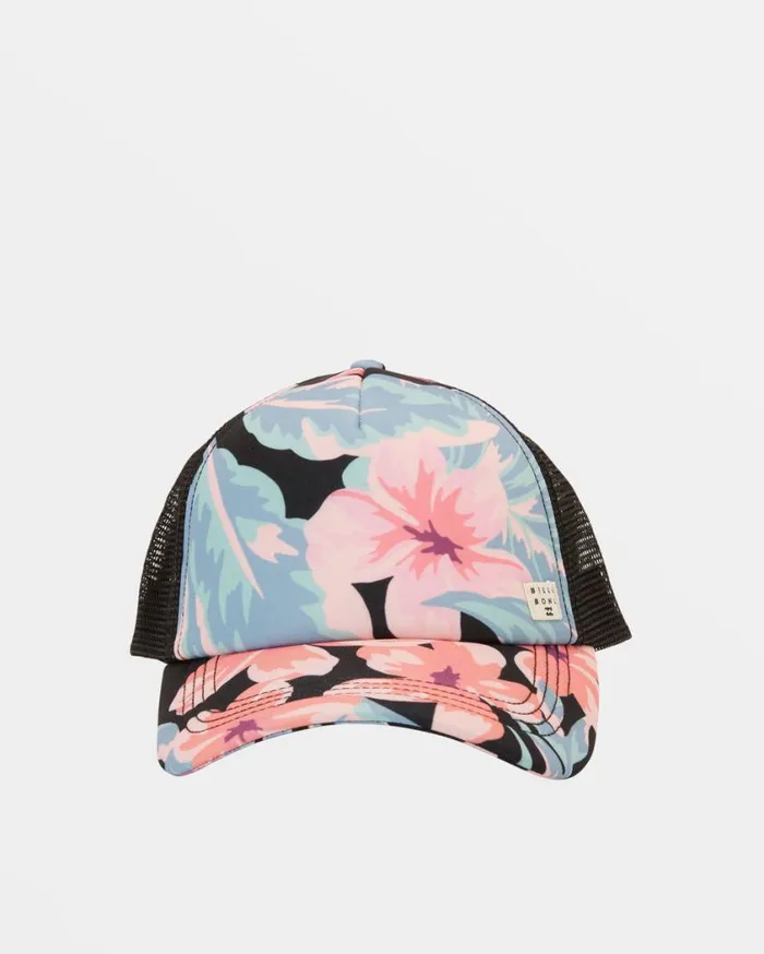 Billabong Heritage Mashup Trucker Hat Black Multi Womens Hats and Beanies Billabong Heritage Mashup Trucker Hat Black Multi Womens Hats and Beanies