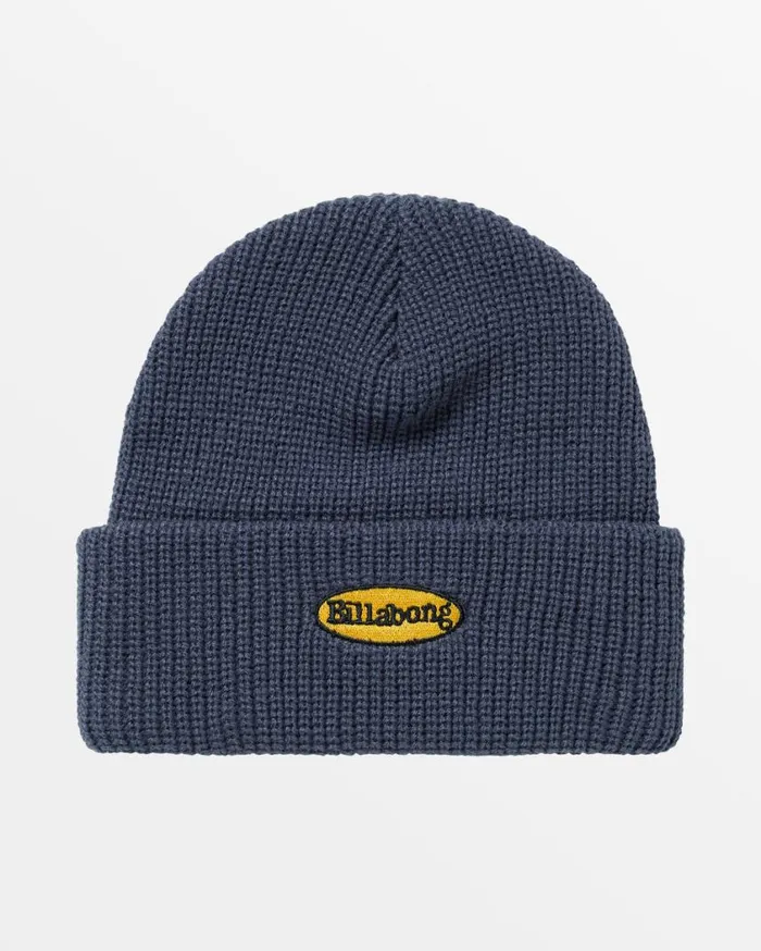 Billabong Mogul Cuff Beanie Washed Royal Mens Beanies