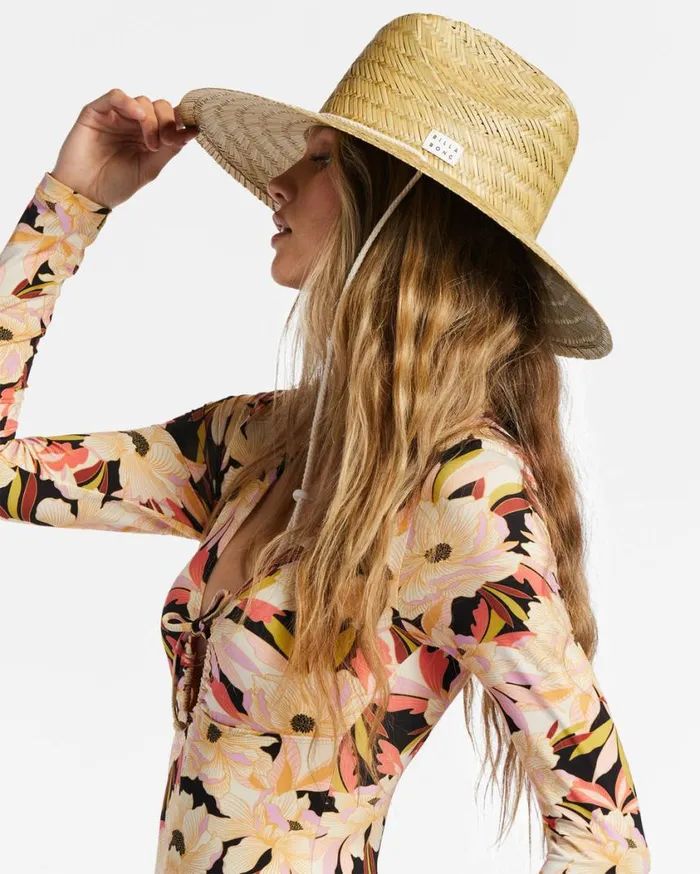 Billabong New Comer Straw Hat Natural Womens Beach Accessories