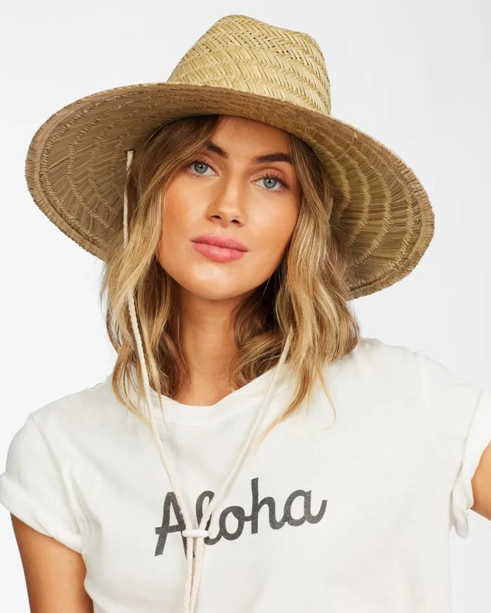 Billabong New Comer Straw Hat Natural Womens Beach Accessories