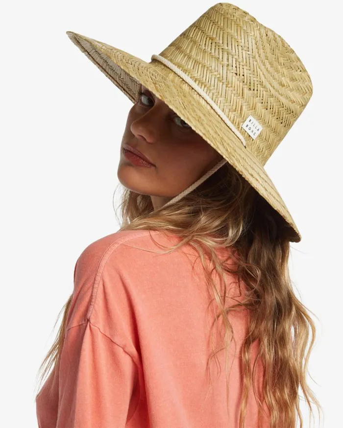 Billabong New Comer Straw Hat Natural Womens Beach Accessories