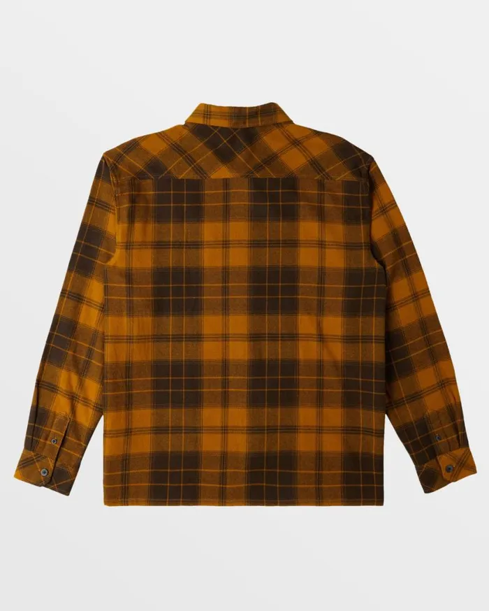 Billabong Offshore Long Sleeve Flannel Shirt Dijon Mens Shirts Billabong Offshore Long Sleeve Flannel Shirt Dijon Mens Shirts