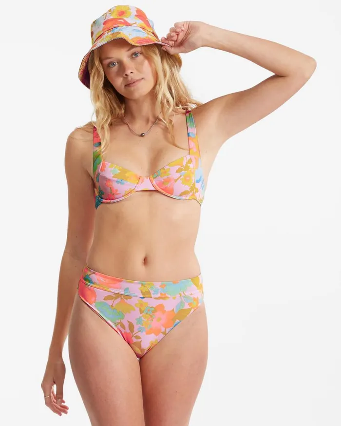 Billabong Pick Me Up Underwire Bikini Top Multi Womens Bikinis Billabong Pick Me Up Underwire Bikini Top Multi Womens Bikinis