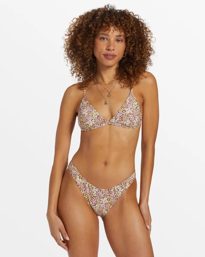 Billabong Ready For Sun Hike Moderate Bikini Bottoms Toasted Coconut Womens Bikinis