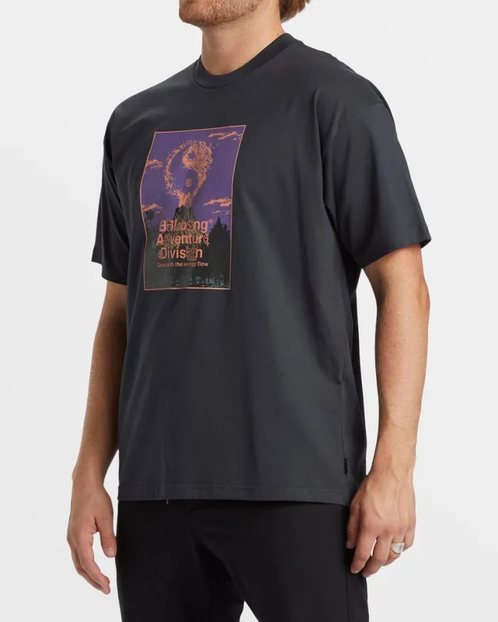 Billabong Rejuvenation OG TShirt Washed Black Mens TShirts Billabong Rejuvenation OG TShirt Washed Black Mens TShirts