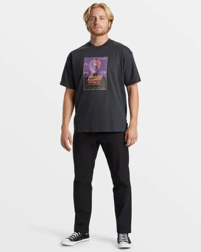 Billabong Rejuvenation OG TShirt Washed Black Mens TShirts Billabong Rejuvenation OG TShirt Washed Black Mens TShirts