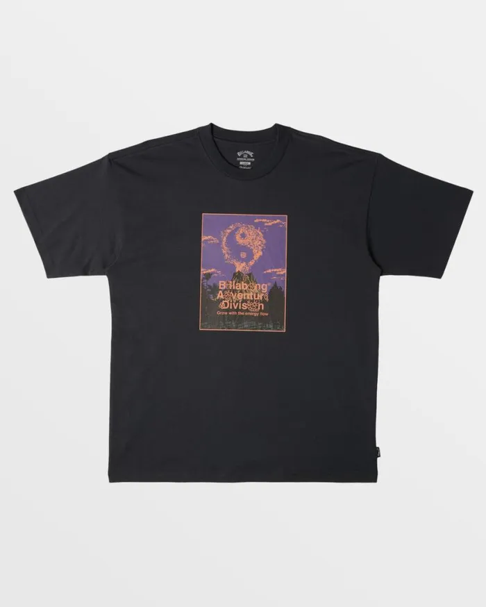 Billabong Rejuvenation OG TShirt Washed Black Mens TShirts Billabong Rejuvenation OG TShirt Washed Black Mens TShirts