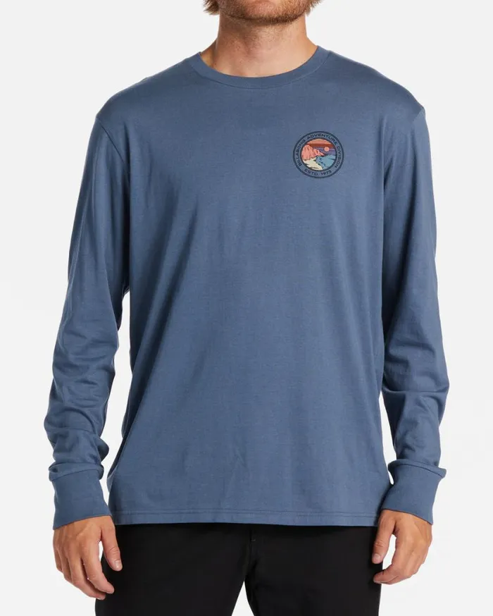 Billabong Rockies Long Sleeve TShirt North Sea Mens TShirts