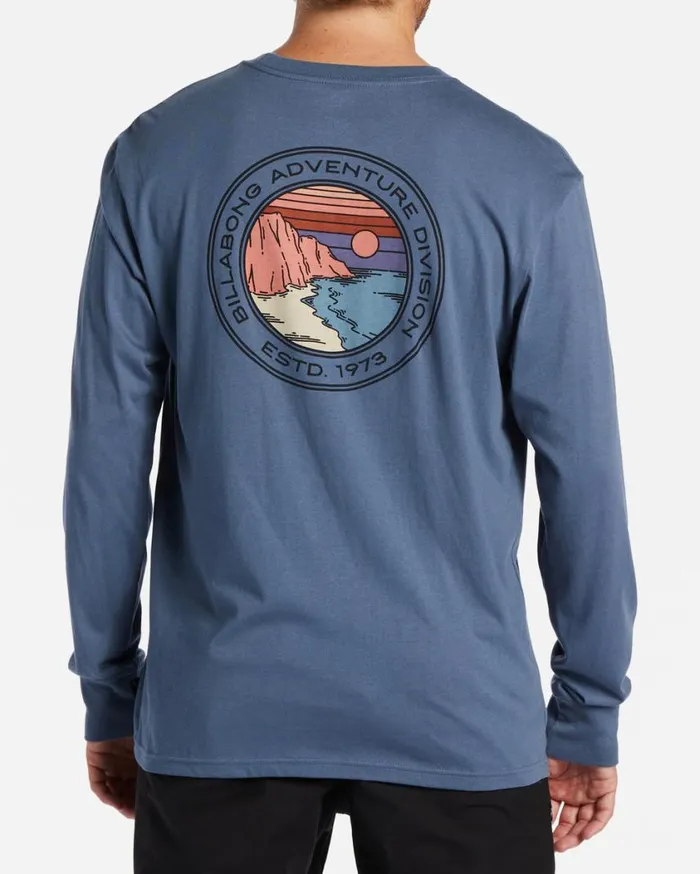 Billabong Rockies Long Sleeve TShirt North Sea Mens TShirts Billabong Rockies Long Sleeve TShirt North Sea Mens TShirts