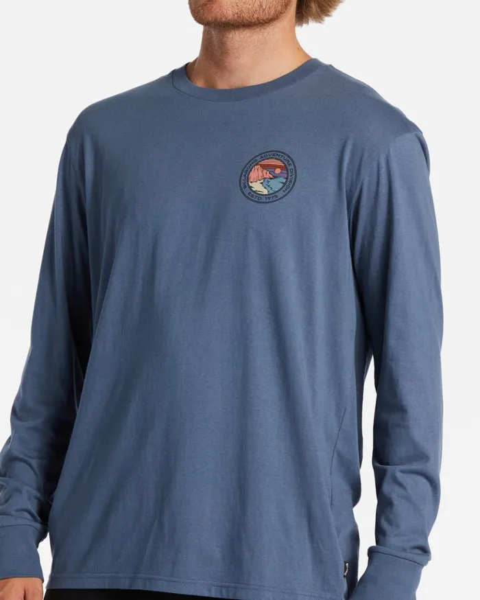 Billabong Rockies Long Sleeve TShirt North Sea Mens TShirts Billabong Rockies Long Sleeve TShirt North Sea Mens TShirts