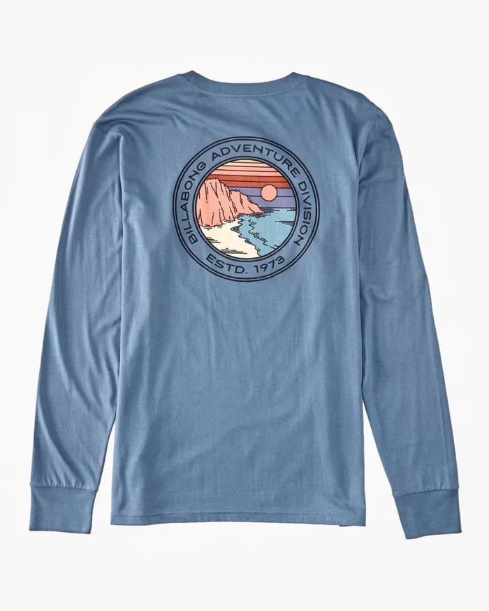 Billabong Rockies Long Sleeve TShirt North Sea Mens TShirts Billabong Rockies Long Sleeve TShirt North Sea Mens TShirts