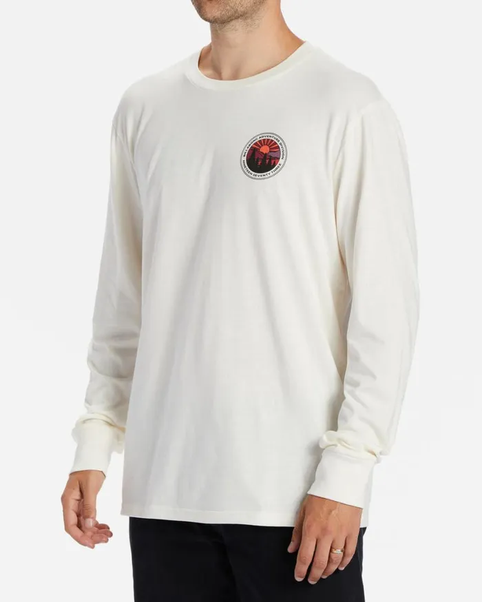 Billabong Rockies Long Sleeve TShirt Off White Mens TShirts
