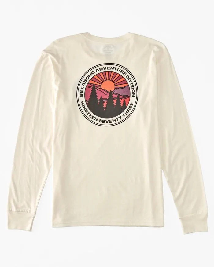 Billabong Rockies Long Sleeve TShirt Off White Mens TShirts