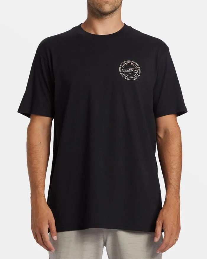 Billabong Rotor TShirt Black Mens TShirts Billabong Rotor TShirt Black Mens TShirts