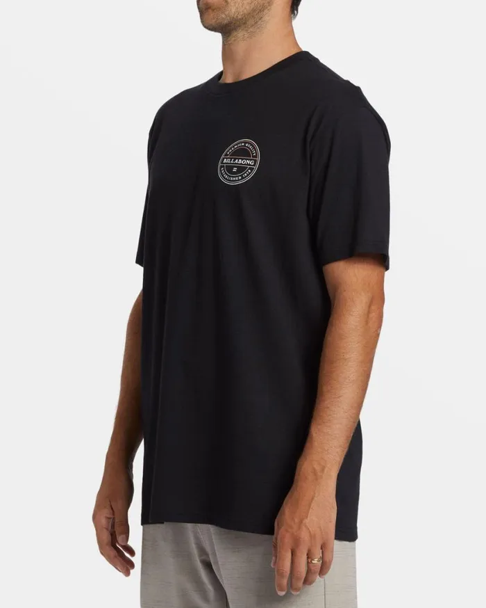 Billabong Rotor TShirt Black Mens TShirts Billabong Rotor TShirt Black Mens TShirts