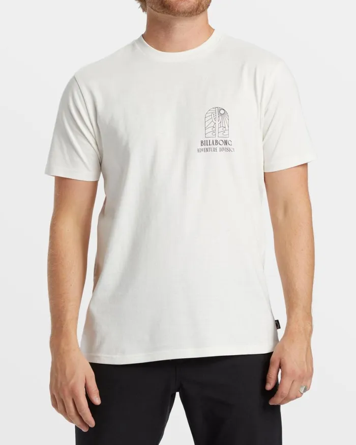 Billabong Saguaro TShirt Off White Mens TShirts Billabong Saguaro TShirt Off White Mens TShirts