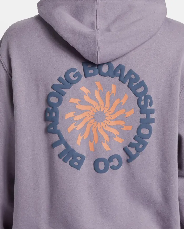 Billabong Short Sands Hoodie Purple Ash Mens Hoodies and Fleece