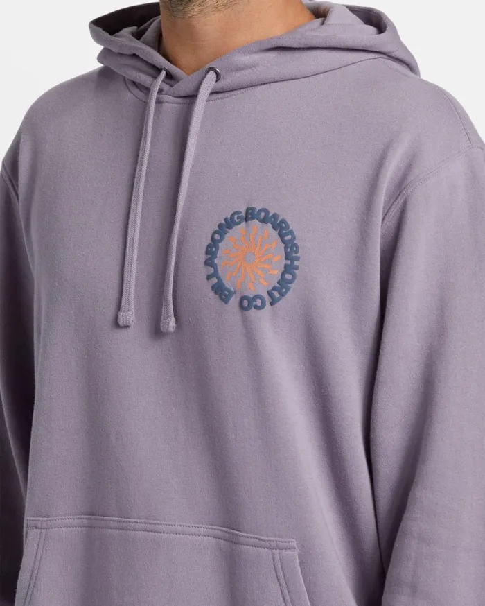 Billabong Short Sands Hoodie Purple Ash Mens Hoodies and Fleece