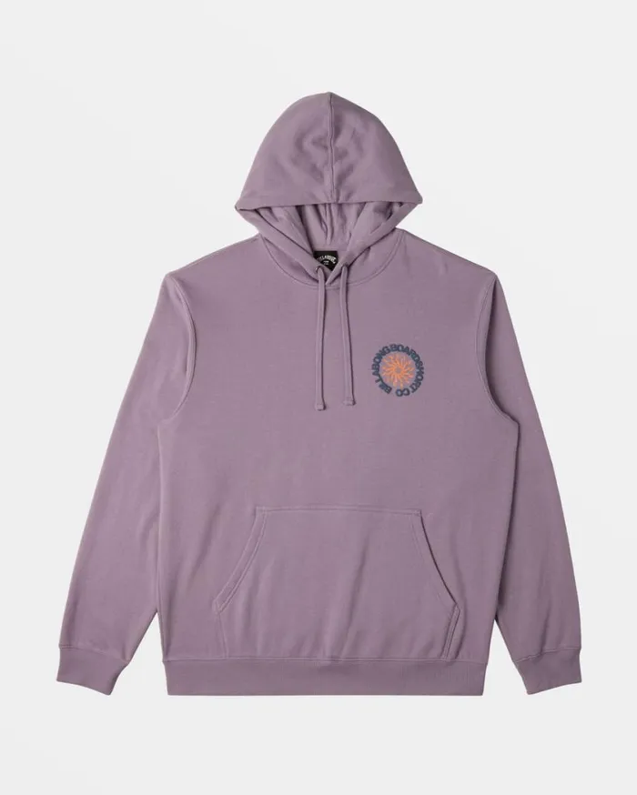 Billabong Short Sands Hoodie Purple Ash Mens Hoodies and Fleece