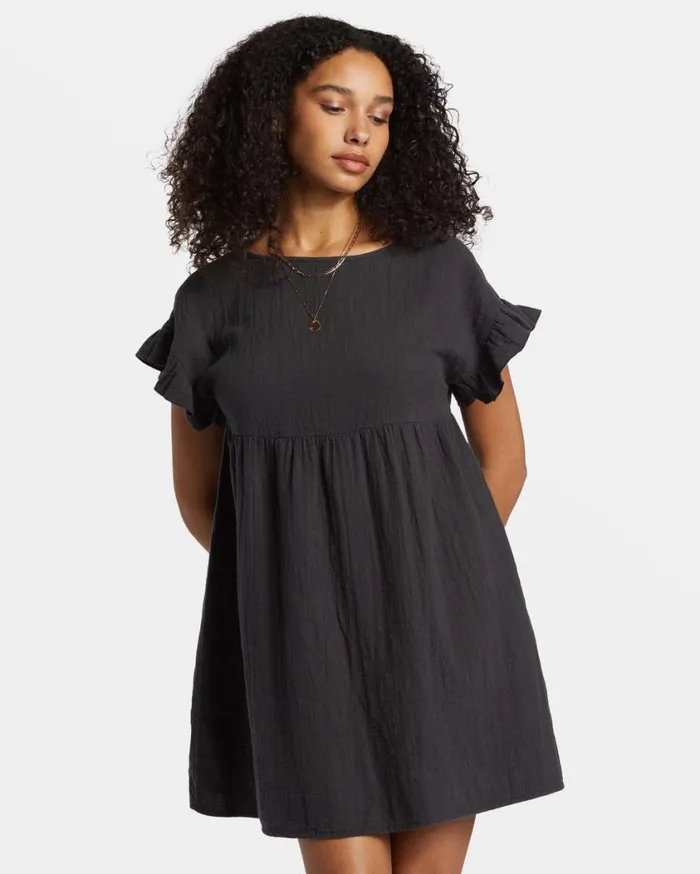 Billabong So Breezy Dress Black Sands Womens Dresses