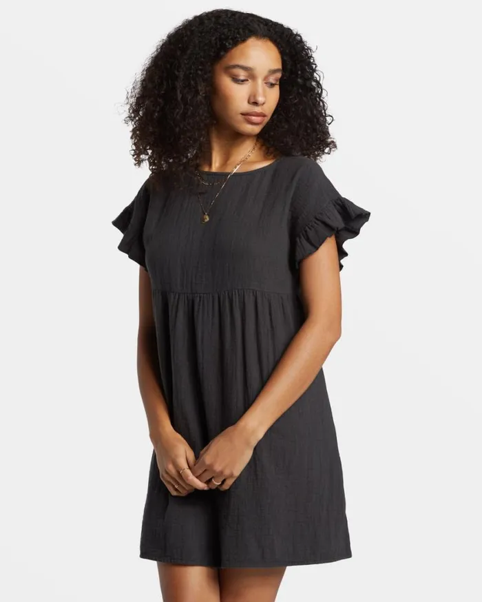 Billabong So Breezy Dress Black Sands Womens Dresses