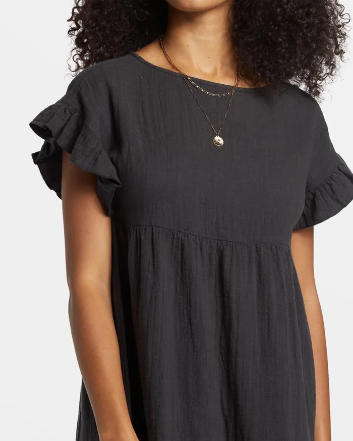 Billabong So Breezy Dress Black Sands Womens Dresses