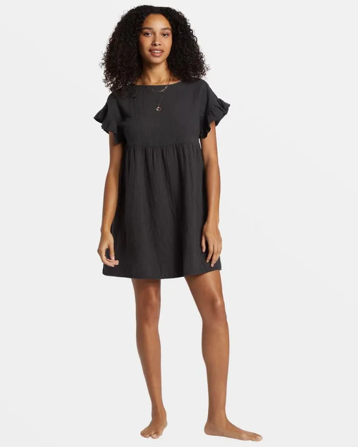 Billabong So Breezy Dress Black Sands Womens Dresses