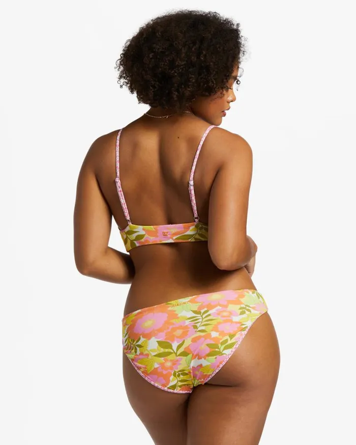 Billabong Summer Folk Reversible Medium Bikini Bottoms Multi Womens Bikinis